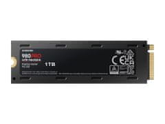 Samsung 980 Pro HeatSink SSD, 1 TB, M.2, PCI-e 4.0 x4, NVMe, 80mm, MLC V-NAND (MZ-V8P1T0CW)