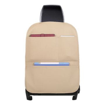 HURTEL Organizator za naslon autosjedalice, navlaka za sjedalo, bež