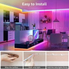 Lepro 5m Set LED traka RGB IP20 - glazbena