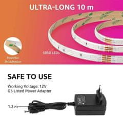 Lepro 10m Set LED traka RGB IP20 - 2x5m 44 ključa + napajanje