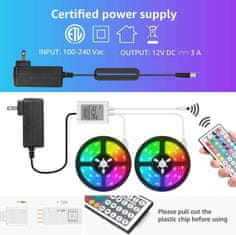 Lepro 10m Set LED traka RGB IP20 - 2x5m 44 ključa + napajanje