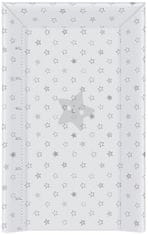 Ceba Baby Podloga za previjanje, mekana, 80 cm, trokutasta - Stars siva