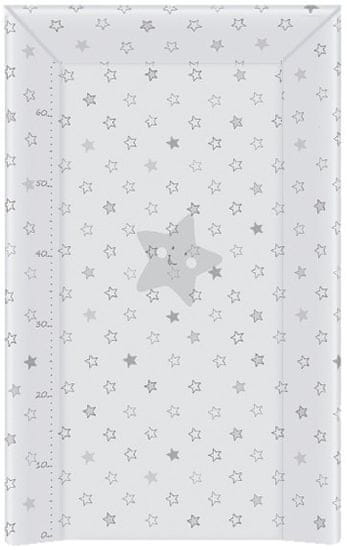 Ceba Baby Podloga za previjanje, mekana, 80 cm, trokutasta - Stars siva