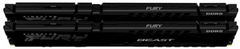 Kingston Fury Beast memorija RAM, 32GB Kit (2x16GB), DDR5-5600, DIMM, PC5-44800, CL40, 1.25V (KF556C40BBK2-32)