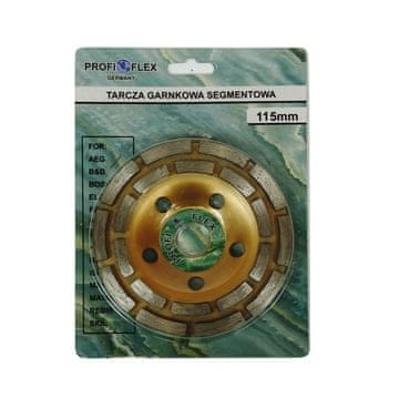 Silver Tools Segmentirana dijamantna ploča za brušenje betona 115 mm