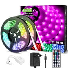 Lepro Set LED traka 20m RGB IP20 - 2x10m 5050 SMD