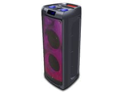 Manta SPK5350 Flame zvučnik, karaoke, ugrađena baterija, Bluetooth/USB/RADIO FM, Disco LED svjetla, crna (MAN-SPK5350)