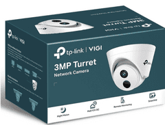 TP-Link VIGI C400HP-4 V1 Turret nadzorna kamera, dnevna/noćna, vanjska, 3MP, bijela (VIGI C400HP-4)