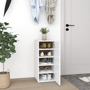 Vidaxl Ormarić za cipele Bijeli 32x35x70 cm Materijal na bazi drveta