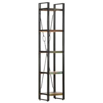 Vidaxl Police za knjige s 5 razina 40x30x180 cm od obnovljenog drva