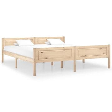 Vidaxl Okvir kreveta od masivnog borovog drva 180 x 200 cm