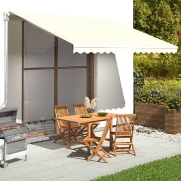 Vidaxl Zamjenska tkanina za tendu krem boje 4 x 3,5 m
