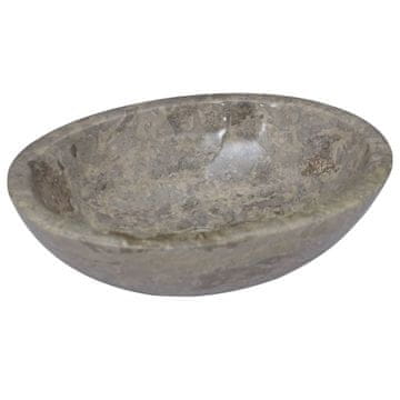 Vidaxl Umivaonik, sivi, 53x40x15 cm, mramor