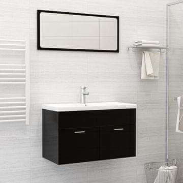 Vidaxl Ugradbeni umivaonik s slavinom, 81x39x18 cm, keramika, bijela