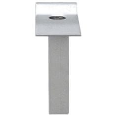 Vidaxl Mrežasta vrtna vrata od pocinčanog čelika 300x100 cm siva