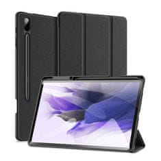 Dux Ducis Domo maska za Samsung Galaxy Tab S7 FE / Tab S7 Plus / Tab S8 Plus, crno