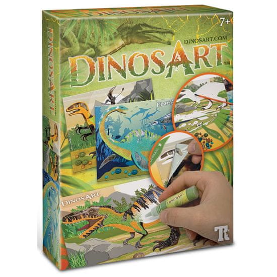 DINOSART kreativni blok, pijesak i folija