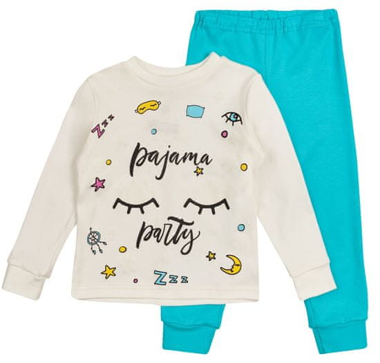 Garnamama pidžama za djevojčice s svjetlećim printom Neon (md50841_fm1)