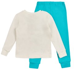 Garnamama pidžama za djevojčice sa svjetlećim printom Neon, bijela, 116 (md50841_fm1)
