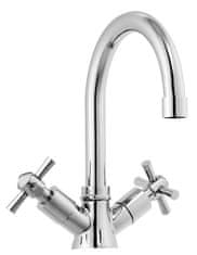 AQUALINE AQUALINE XENIA klasična kromirana slavina za umivaonik