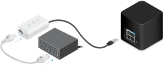 Ubiquiti AirCube ISP WiFi Router usmjerivač, 300 Mb/s, crni (ACB-ISP)