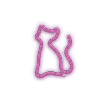 Forever Neon LED lampa - mačka roza