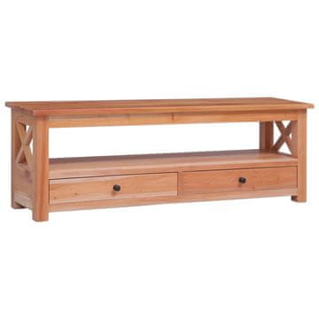 Vidaxl TV ormarić 115x30x40 cm masivno drvo mahagonija