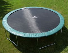 Aga SPORT PRO Trampolin 430 cm Tamno zelena + zaštitna mreža + ljestve + džep za obuću