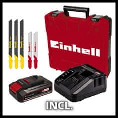 Einhell akumulatorska ubodna pila TC-JS 18 Li Kit (1x2.5 Ah) (4321228)