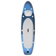 Vidaxl Napuhava SUP daska s priborom, plava, 300x76x10 cm