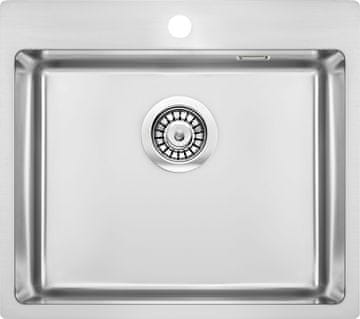 Deante Olfato ZPO 010B sudoper, krom