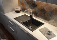 Deante Evora ZQJ N113 granitni sudoper, grafit metalik