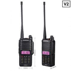 Baofeng Set 2 komada UHF radio UV-9R Plus UV-9R Plus radio set (V2)