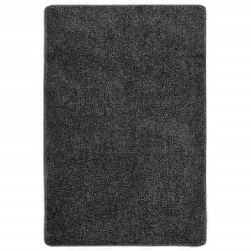 Vidaxl Čupavi tepih tamnosivi 140 x 200 cm protuklizni