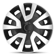 AutoStyle naplatci za kotače Revo-VAN 15, srebrno/crni