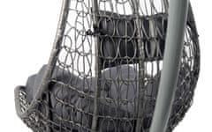 Aga Viseća stolica Caitlin Siva