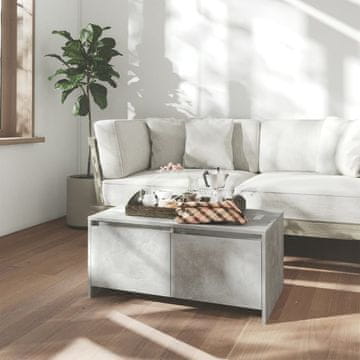 Vidaxl Klub stolić betonsko-sivi 90x50x41,5 cm