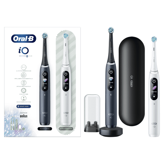 Oral-B Io 8 električna četkica za zube, 2 kom