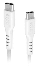 SBS kabel USB-C na USB-C, 5 A, 1 m, bijela
