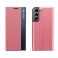 MG Sleep Case preklopna maska za Samsung Galaxy S22 Plus, ružičasta