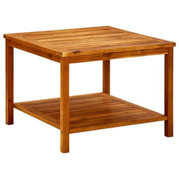 Vidaxl Klub stolić 60 x 60 x 45 cm Masivno drvo akacije