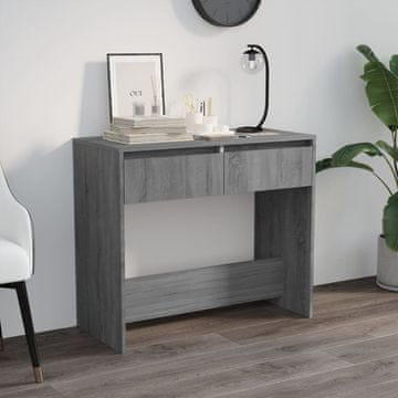 Vidaxl Konzolni stolić, sivi hrast sonoma, 89x41x76,5 cm