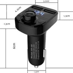 Verkgroup Auto FM odašiljač SD i bluetooth punjač 2x USB 3.1A