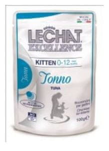 Lechat Excellence Kitten mokra hrana za mačiće, s tunjevinom, 24 x 100 g