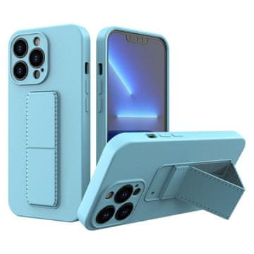 MG Kickomtand silikonska maska za iPhone 13, plava