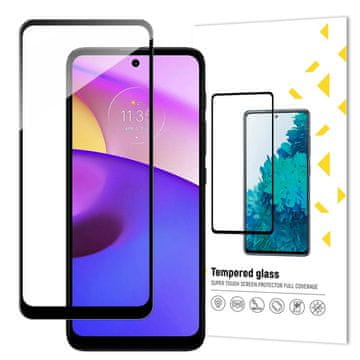 MG Full Glue Durable zaštitno staklo za Motorola Moto E40, crno