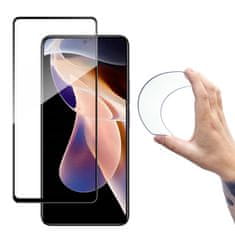 MG Full Cover Flexi Nano Hybrid zaštitno staklo za Xiaomi Redmi Note 11 Pro / 11 Pro Plus, crno