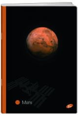 Elisa set bilježnica, A4, crte, 10/1, planeti