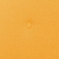 Vidaxl 3-dijelna garnitura od tkanine žuta