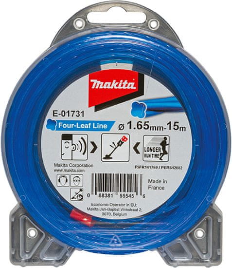 Makita E-01731 djetelina od najlonskog konca, plava, 1,65 mm/15 m